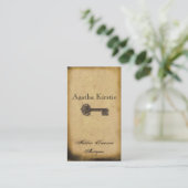 Carte de visite antique de fausse clé (Debout devant)