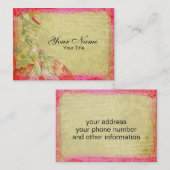 Carte de visite antique de Marie Antoinette (Devant / Derrière)