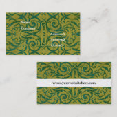 carte de visite antique de rouleau (Devant / Derrière)