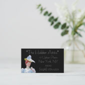 Carte de visite antique, exemple1 (Debout devant)