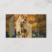 Carte De Visite Antique Halloween Jack-o'-lantern Costume Femme (Dos)