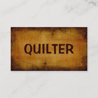 Carte de visite antique Quilter