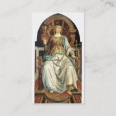 Carte De Visite ANTIQUE RENAISSANCE CIBLE LE PAPE Gold (Dos)