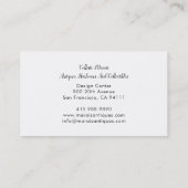 Carte De Visite Antique revendeur Héirloom Collectif (Dos)