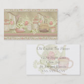 Carte De Visite Antique thé vintage (Devant / Derrière)