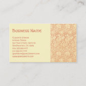 Carte De Visite Antique Victorien William Morris Carnations Roses (Devant)