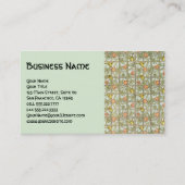 Carte De Visite Antique Victorien William Morris Rose Vine Trellis (Devant)