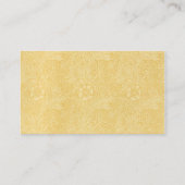 Carte De Visite Antique Victorienne William Morris Fleurs du Jardi (Dos)