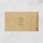 Carte De Visite Antiquité 4 (Dos)