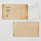 Carte De Visite Antiquité artistique (Devant / Derrière)