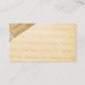 Carte De Visite Antiquité de cru d'auteur d'auteur de machine à (Dos)