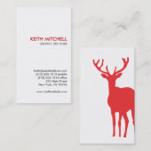 CARTE DE VISITE ANTLERS (Devant / Derrière)