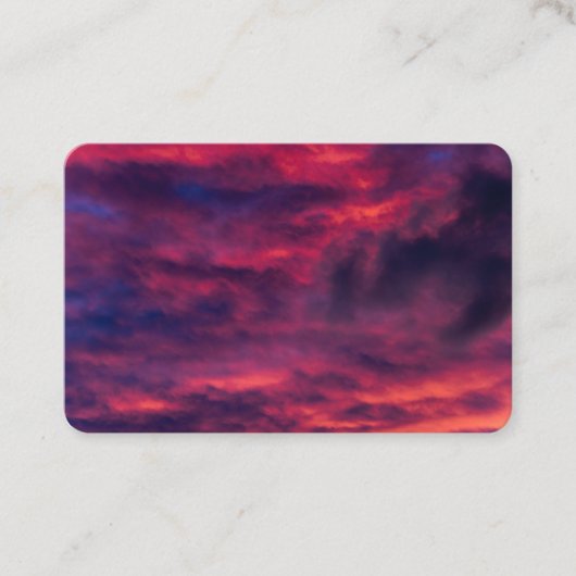 Carte De Visite août rouge (Devant)