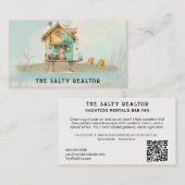 Carte De Visite *~* AP13 5 REALATOR Beach Rentals B&B Inb Busine (Devant / Derrière)