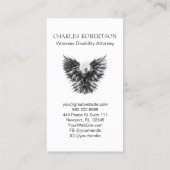 Carte De Visite *~* AP16 - QR Photo American Flag Bald Eagle (Dos)