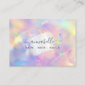 Carte De Visite *~* AP26 OPAL Arc-en-ciel QR Holographe Ethereal  (Devant)