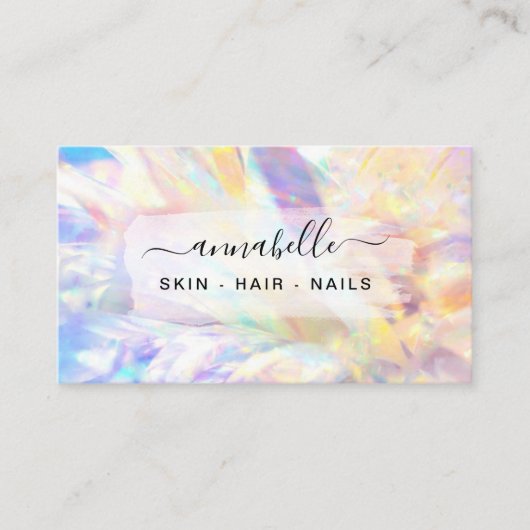 Carte De Visite *~* AP26 OPAL Prism arc-en-ciel cristal Ethereal Q (Devant)