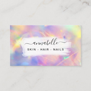 Carte De Visite *~* AP26 OPAL. Prisme arc-en-ciel QR cristal Ether