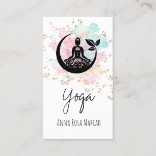 Carte De Visite *~* AP33 Botanique Yoga Rainbow Chakra Spirituel