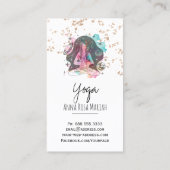 Carte De Visite *~* AP33 Yog Rainbow Chakra Parties scintillant sp (Dos)