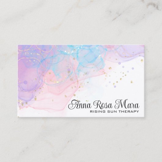 Carte De Visite *~* AP46 Elegant Ethereal Magical Parties scintill (Devant)