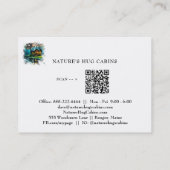 Carte De Visite *~* AP49 Cabine rustique QR Magique Mystique (Dos)