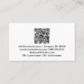 Carte De Visite *~* AP66 Glam QR Lavende Purple Silver Parties sci (Dos)