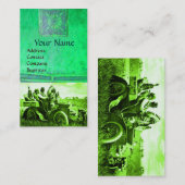 CARTE DE VISITE APACHES ET GERONIMO CONDUISANT UNE VOITURE À MOTEU (Devant / Derrière)