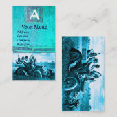 CARTE DE VISITE APACHES ET GERONIMO CONDUISANT UNE VOITURE À MOTEU (Devant / Derrière)