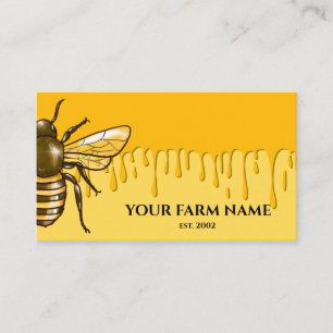 Carte De Visite Apiarist Apiarist Bee Farm Honeybees Honeypeb