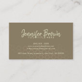 Carte De Visite Apiariste Honeycomb Hexagonal Raw (Dos)