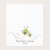 Carte De Visite Apiary Apiary, Abetière apicultrice de miel à main (Extérieur déplié)