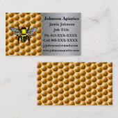 Carte de visite apicole (Devant / Derrière)