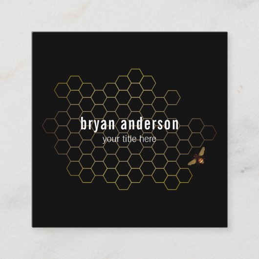 Carte de visite apiculteur (Devant)