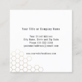 Carte de visite apiculteur (Dos)