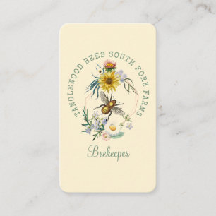 Carte de visite apiculteur de l'abeille de miel