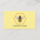 Carte De Visite Apiculture Apiariste Professionnel Logo Bu (Devant)