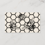 Carte De Visite Apiculture Apiary Crème de miel frais (Dos)