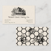 Carte De Visite Apiculture Apiary Crème de miel frais (Devant / Derrière)