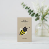 Carte De Visite apiculture d'abeille kawaii (Debout devant)