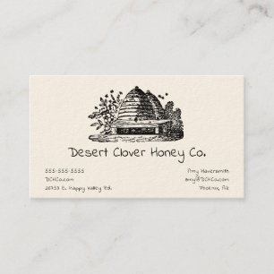 Carte De Visite Apiculture Rucher Crème de Miel Fraîche
