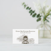 Carte De Visite Apière rétro simple de nid d'abeille (Debout devant)