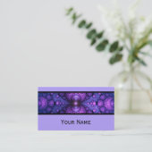 Carte De Visite Apophyse Abstraite Fusion d'atome fractale + votre (Debout devant)