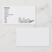 Carte De Visite ApothecaryJars101610, nom, adresse 1, adresse… (Devant / Derrière)