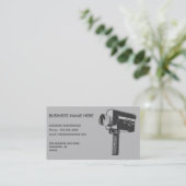 Carte De Visite Appareil-photo de film 8 superbe d'art de bruit (Debout devant)