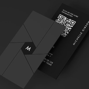 Carte De Visite Appareil photo noir gris foncé noir Shutter Lens i