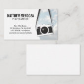 Carte De Visite Appareil photo suspendu (Devant / Derrière)