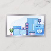 Carte De Visite Appareils et réparations électroniques (Dos)