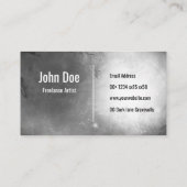 Carte De Visite Apparition de la mort : crâne gothique (Dos)