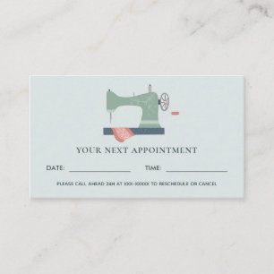 CARTE DE VISITE APPARTEMENT DE TAILLEUR DE LA MACHINE À ÉCOUTER